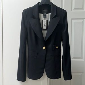 Smythe Black Duchess Blazer Size 2